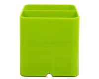 Cubiletes Pen Cube, 2 compartimentos diferentes tamaños y alturas, bloqueador de cables. IDERAMA