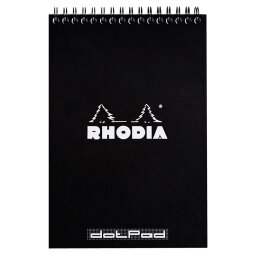 Notepad A5 80 feuilles DOT 80 g - Noir