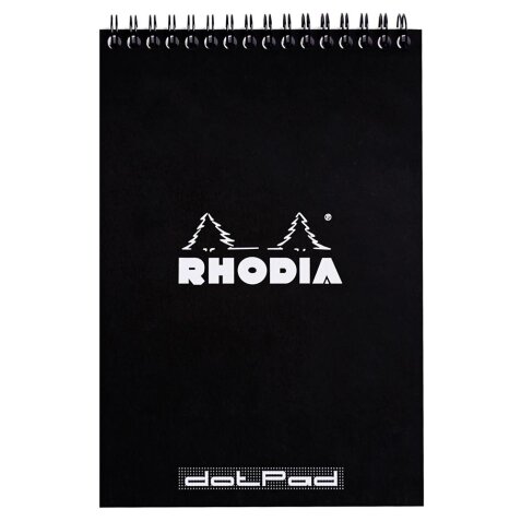 Notepad A5 80 feuilles DOT 80 g - Noir