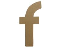 Lettre F fantaisie - Kraft