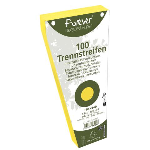Fichas Separadores Fichas Separadores - retractiladas - Forever ® - Amarillo