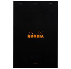 Bloc agrafé N°19 A4+ 80 feuilles unies 80 g. - Noir