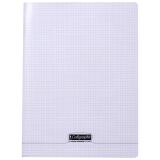 Cahier piqué 8000 POLYPRO 24x32 cm 96 pages petits carreaux 90 g - Incolore