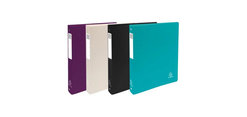 Exacompta Titane Binder, 4 Rings, 30 mm, Recycled PP - Assorted colours