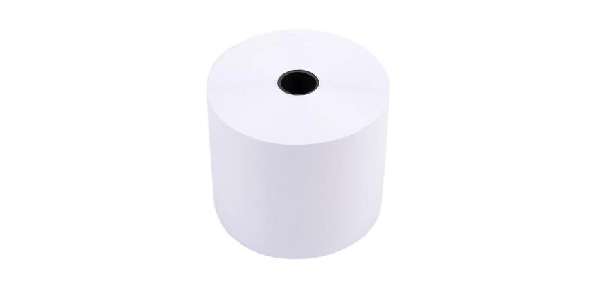 Rollos para caja y calculadoras - 1 pliegue offset - 60 g/m2 - Blanco