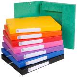 Boite de classement Cartobox Dos 25mm Carte lustrée - A4 - Couleurs assorties