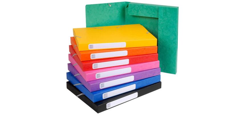 Boite de classement Cartobox Dos 25mm Carte lustrée - A4