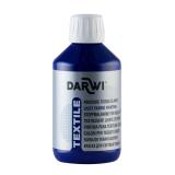 DARWI Flacon de 250 ml de Peinture Textile Opaque - Bleu foncé