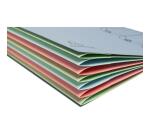 Trieur Harmonika recyclé avec élastiques AutentiK - 7 compartiments - Couleurs assorties