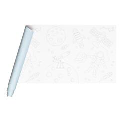 FRESQUE À PEINDRE, Rouleau 120g/m2 au format 10x0,50m - Espace