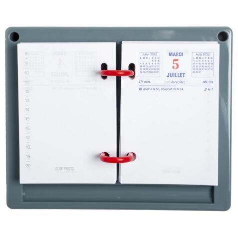 Socle en plastique gris pour bloc-pratic - Gris