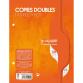 Copies doubles sous film 7000 17x22 cm 120 pages perforées 2 trous grands carreaux 70 g