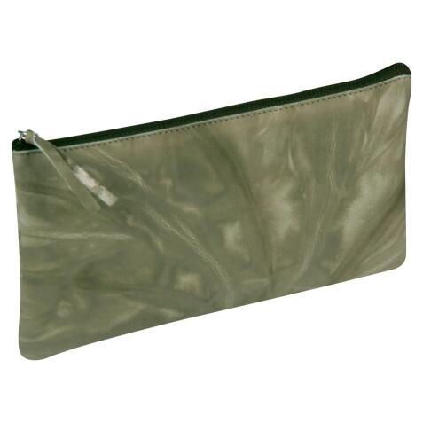 TIE&DYE Trousse plate 22 x 11 cm, vert automnal - Vert automnal