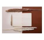 Terracotta, Carnet brochure souple A6 10,5x14,8 cm, 144 pages, ligné, dos brut, ass.