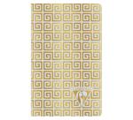 Carnet piqûre textile Neo Deco Collection Printemps-Été 7,5x12cm 48 pages ligné motifs assortis papier ivoire 90g - Assortis