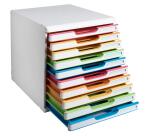 Módulo A4, cajones cerrados + 10 alturas + STOP de seguridad, tamaño: 10 X 26mm Black Office