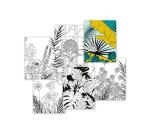 DESIGN HOME BOOK, Bloc de 12 feuilles 250g/m2 au format 13x17cm