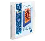 Classeur 4 anneaux plastifié Exacompta Kreacover®personnalisable A4 maxi - Dos 4 cm couleurs assorties