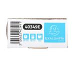 Rollen voor bank- en betaalkaartterminal 57x40x12x18 - 1 thermische laag 55g/m2 zonder BPA's. - Wit