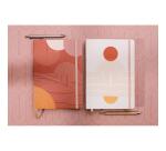 Terracotta, DaytoDay journal A5 14,8x21 cm, 192 pages, dot, pochette à soufflet au dos, marquepage, fermeture élastique, ass.