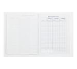 Cahier de textes piqué 8000 POLYPRO 17x22cm 124 pages grands carreaux Incolore - Incolore