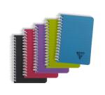Cahier reliure intégrale Linicolor INTENSIVE 9x14cm 100 pages ligné couverture plastique polypropyène rainuré Couleur aléatoire - Assortis