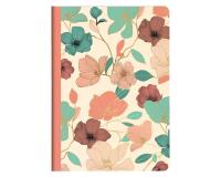 Gaïa beige, Carnet cousu fil A5 14,8x21 cm, 96 pages, ligné, ass.