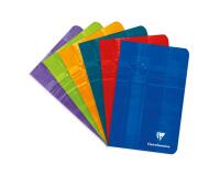 Carnet piqué 11x17 cm 96 pages ligné - Assortis