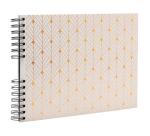 Spiral photo album 50 black pages Neo Deco