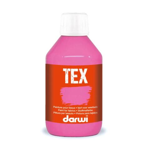 DARWI Flacon de 250 ml de Peinture Textile Opaque - Rubis