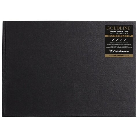 Goldline carnet cousu collé 64F A4 140g I - Ivoire