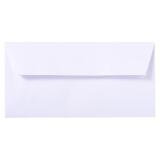 25 enveloppes doublées DL Vélin adhésives - extra blanc