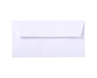 25 enveloppes doublées DL Vélin adhésives - extra blanc