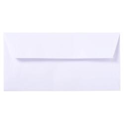 25 enveloppes doublées DL Vélin adhésives - extra blanc