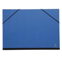 Carton à dessin Couleur à élastiques 37x52cm - Bleu nuit