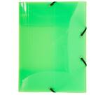 Chemise à élastique 3 rabats Polypropylène 5/10e Crystal Colours - A4 - Couleurs assorties