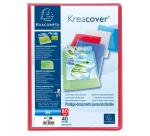 Display Book KreaCover PP A4 40Pkt Ast - Assorted colours