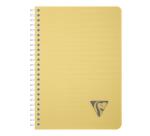 Carnet reliure intégrale Linicolor ESSENCE A5 180 pages ligné couverture plastique polypropyène rainuré - Assortis