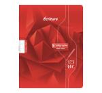 Cahier d'écriture piqué 7000 17x22 cm 32 pages grands carreaux 3 mm agrandi 12x12 cm 70 g - Assortis