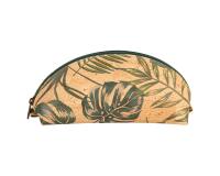 LIÈGE Grande trousse ovale certifiée VEGAN 21x7,5x10,5 cm palmier