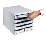 Module de classement Big Box Maxi 6 tiroirs Office - Gris lumière