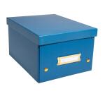 Cajas de almacenamiento NeoDeco - 21,5x28x15cm, A5+ - Azul de Francia