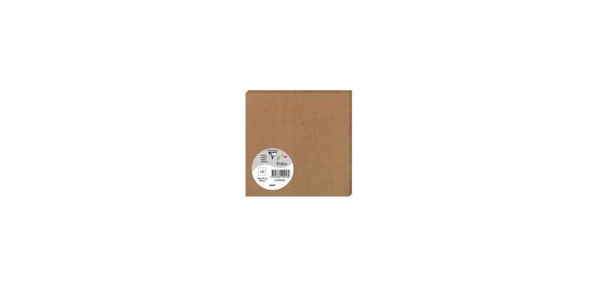 Paquet de 25 cartes simples Pollen 135x135mm 210g/m²