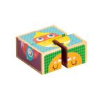 Cubes bois, Super Héros Fruits-Légumes - Multicolore