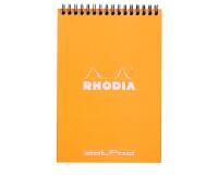 Bloc reliure intégrale Rhodia Classic 14,8x21 cm 80 feuillets dot microperforé 80g - Orange