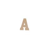 Lettre A kraft 20cm - Kraft
