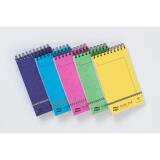 Major Pad Europa bloc reliure intégrale en-tête 20,2x12,7cm 300 pages ligné Couleur aléatoire
