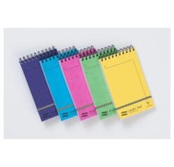 Major Pad Europa bloc reliure intégrale en-tête 20,2x12,7cm 300 pages ligné Couleur aléatoire