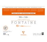 Fontaine paquet 4 bords frangés 5F 56x76cm 300g grain satiné