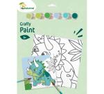 Graffy Paint, Dino 20x20 cm